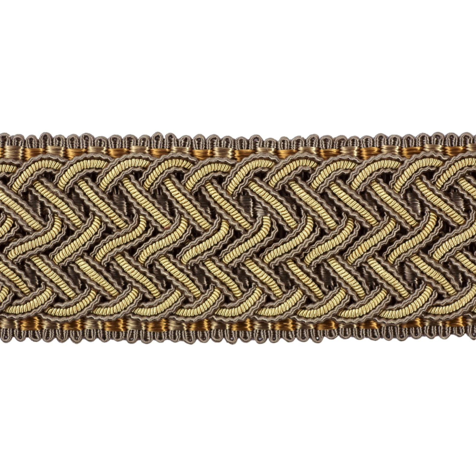 Decoluxe Braided Border 45mm Trim Heather