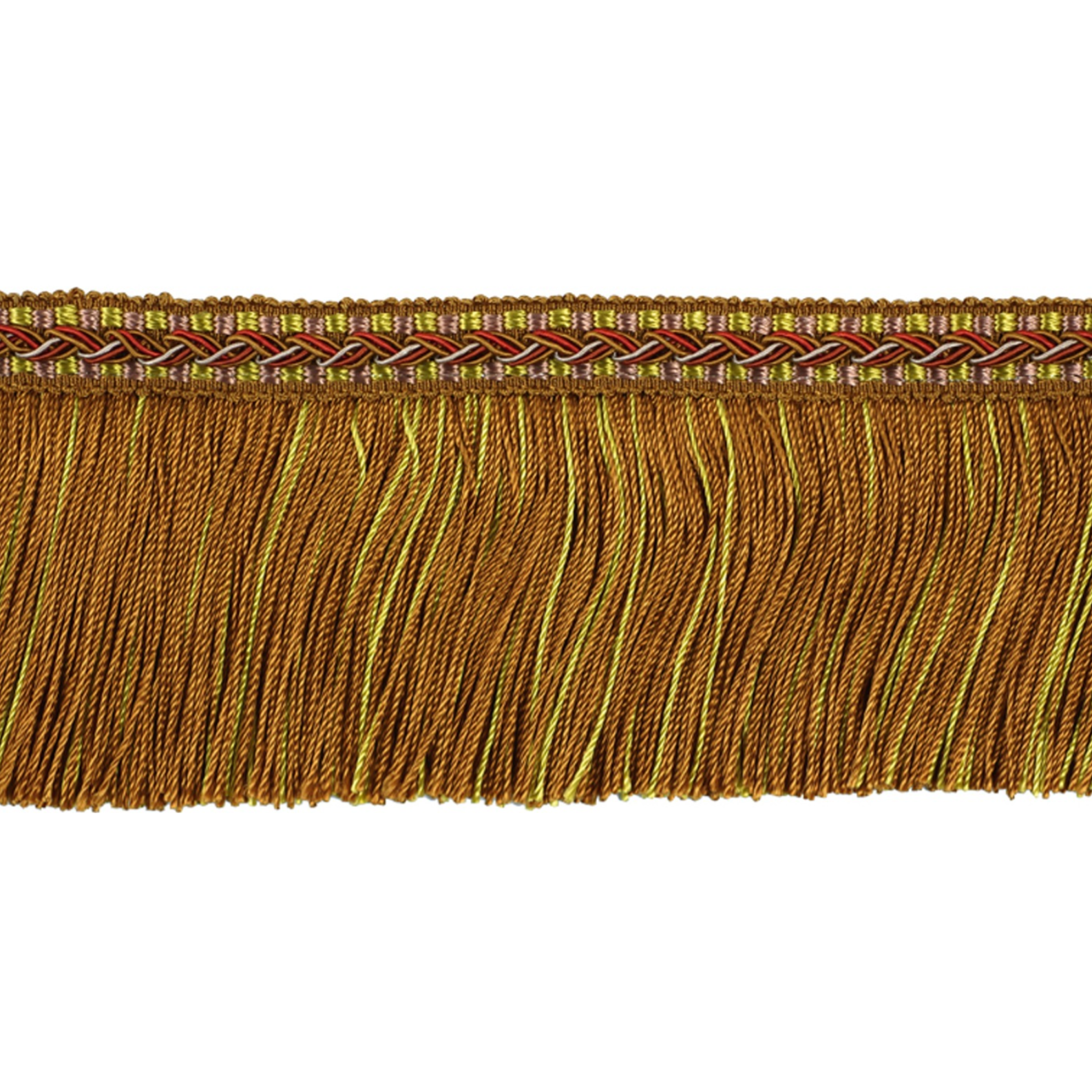 Decoluxe Cut Fringe 65mm Trim Burnished Copper