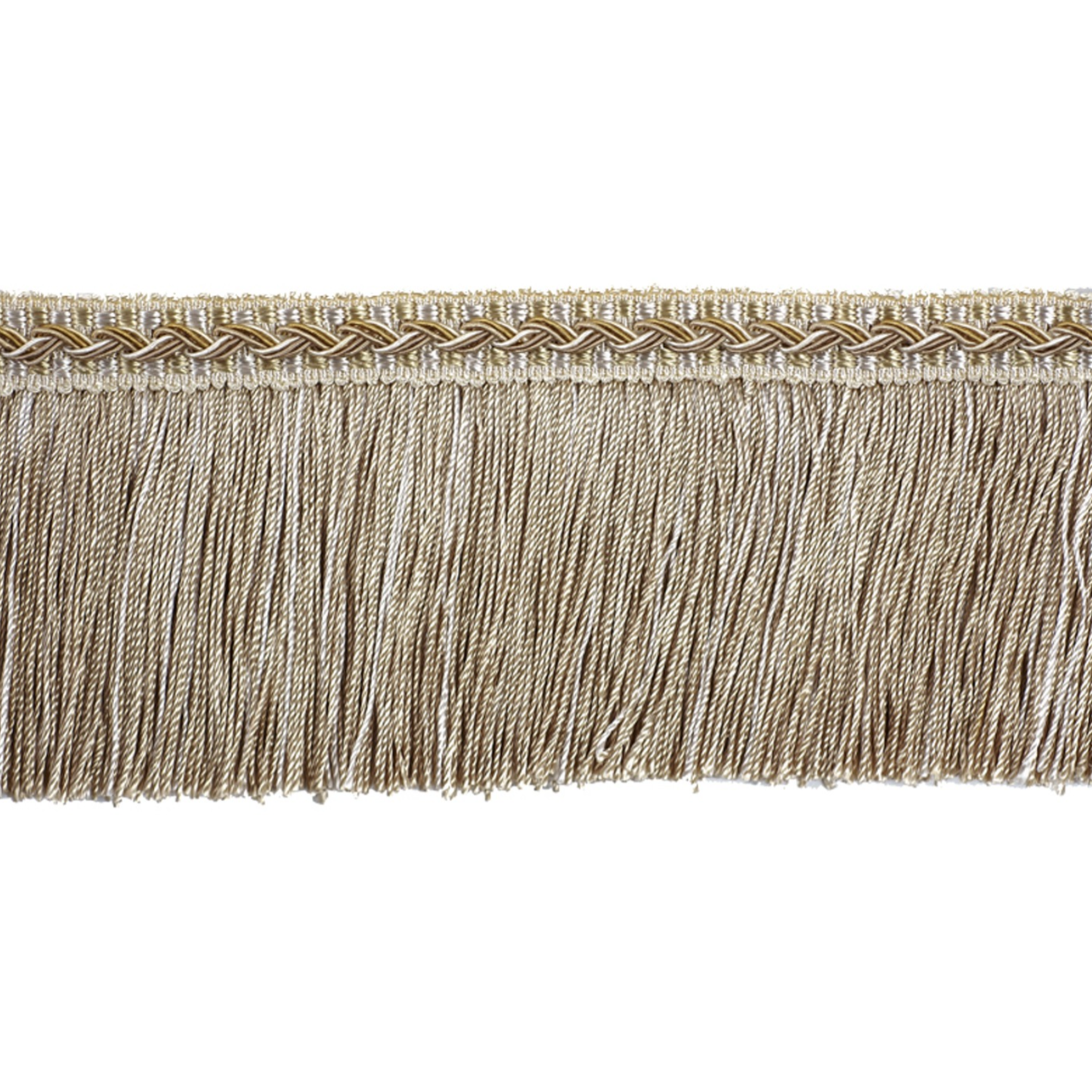 Decoluxe Cut Fringe 65mm Trim French Grey