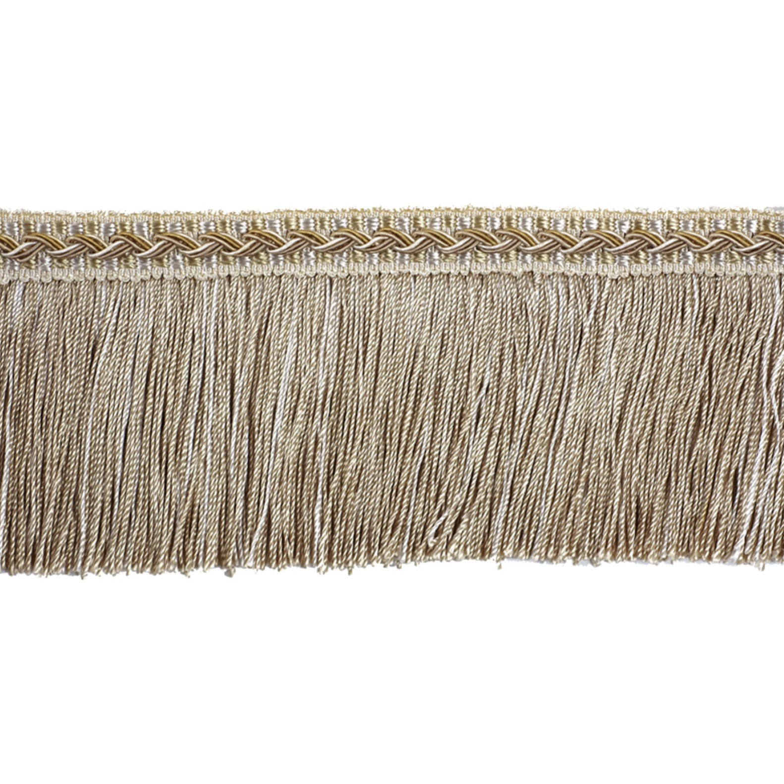 Decoluxe Cut Fringe 65mm Trim French Grey