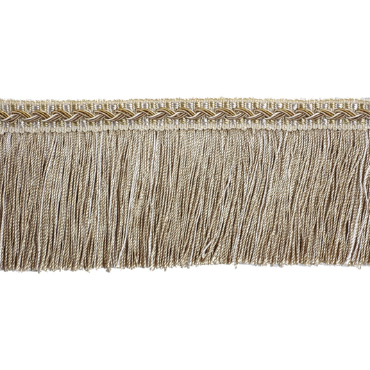 Decoluxe Cut Fringe 65mm Trim French Grey