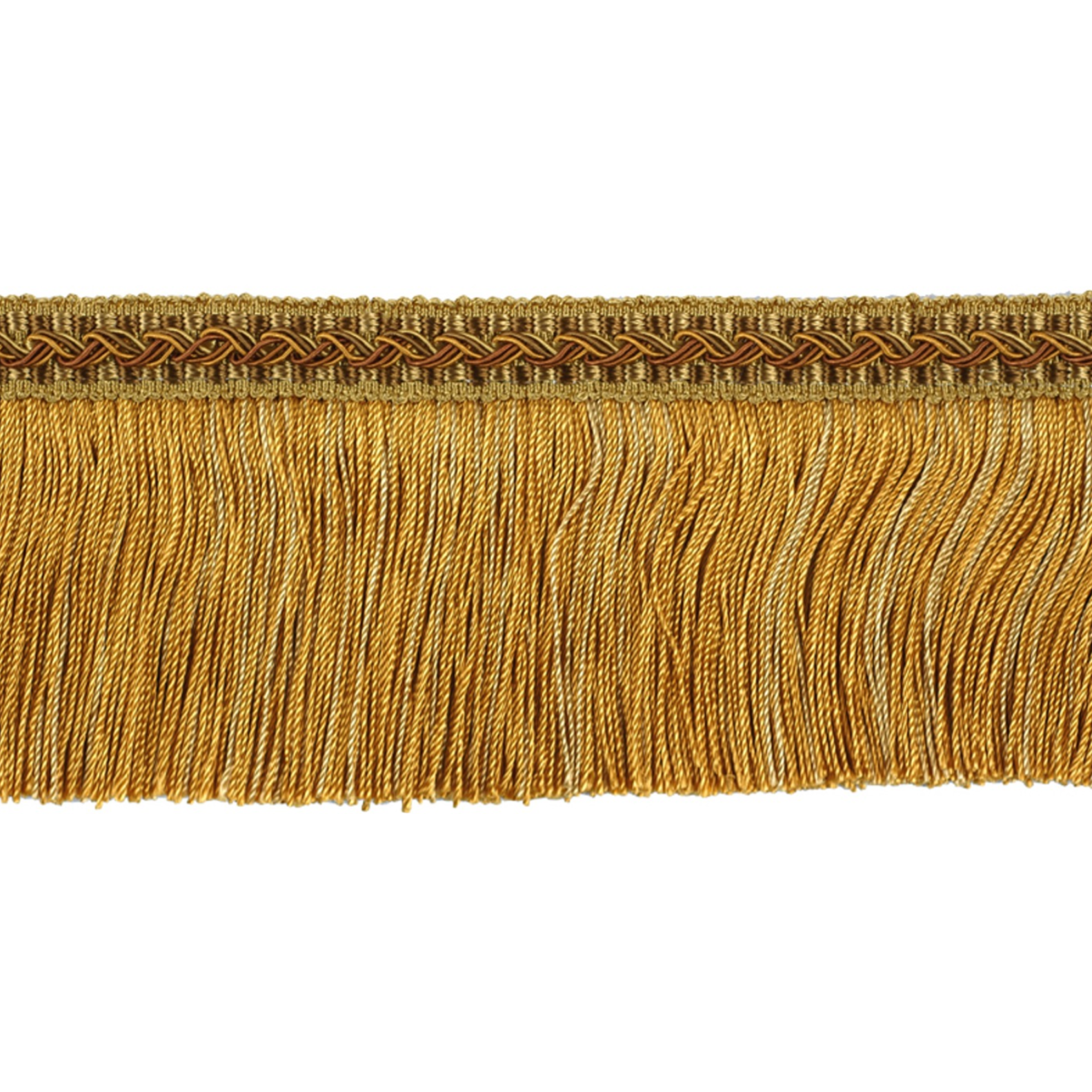 Decoluxe Cut Fringe 65mm Trim Gold