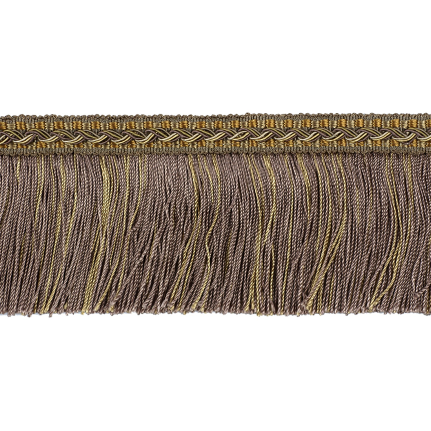 Decoluxe Cut Fringe 65mm Trim Heather