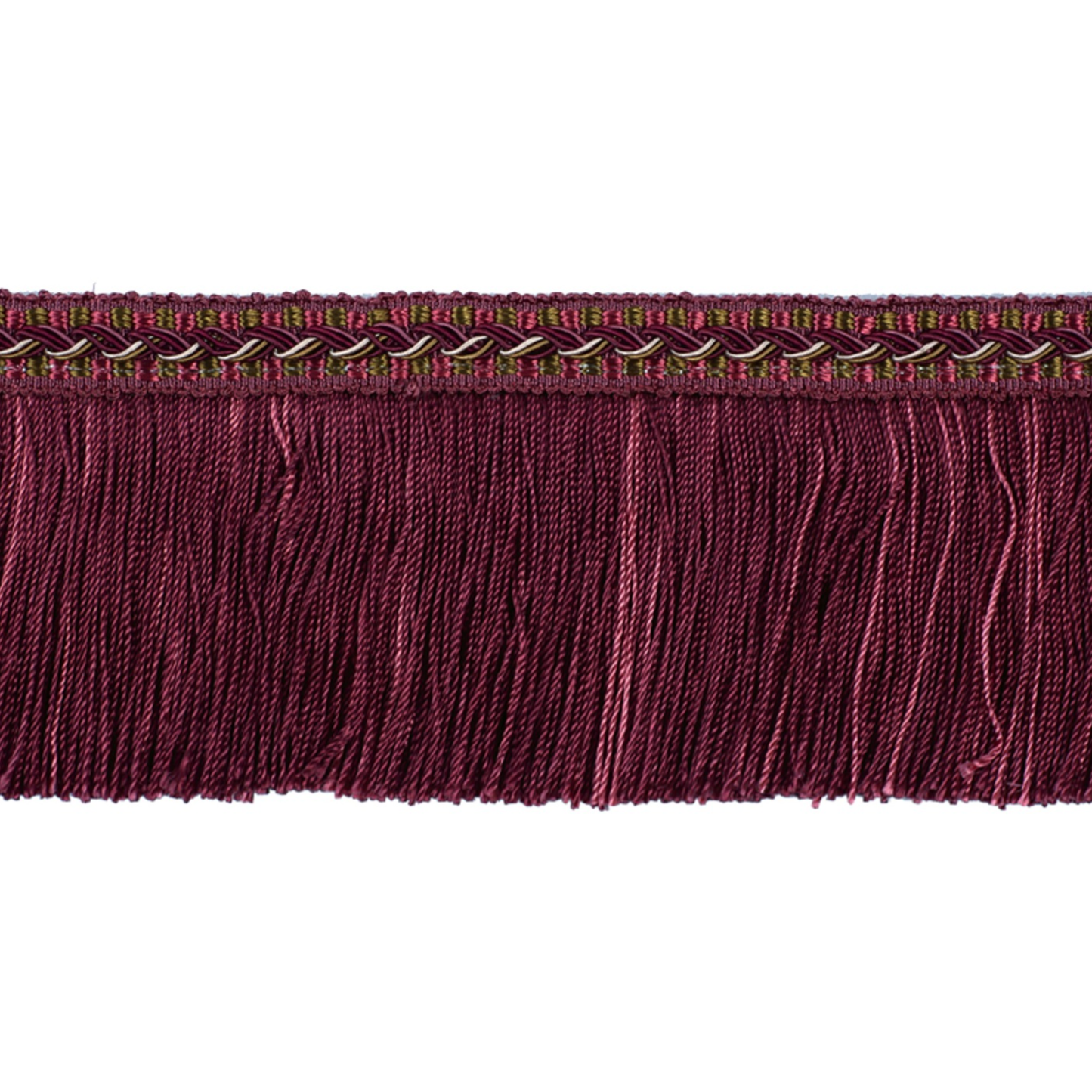 Decoluxe Cut Fringe 65mm Trim Mulberry