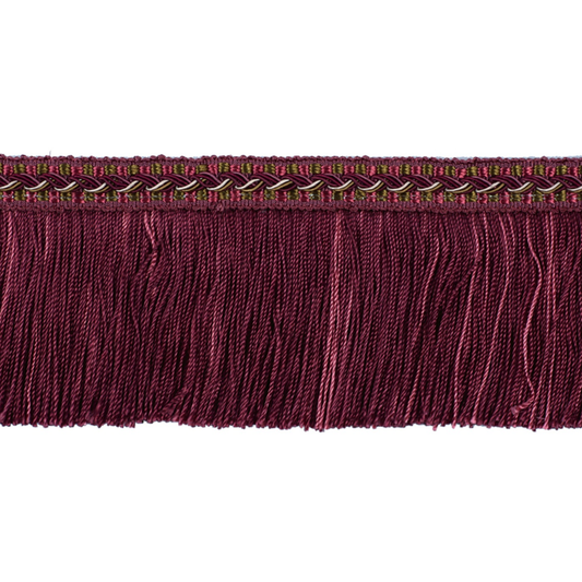 Decoluxe Cut Fringe 65mm Trim Mulberry