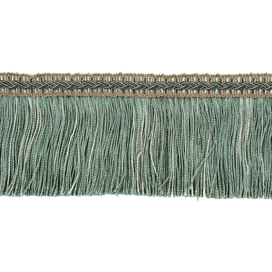 Decoluxe Cut Fringe 65mm Trim Seafoam