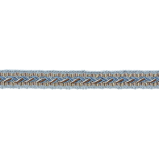 Decoluxe Gimp 12mm Trim Drawing Room Blue