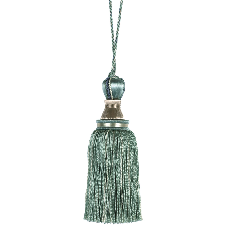 Decoluxe 13cm Decorative Key Tassel Seafoam
