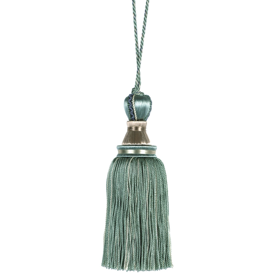 Decoluxe 13cm Decorative Key Tassel Seafoam