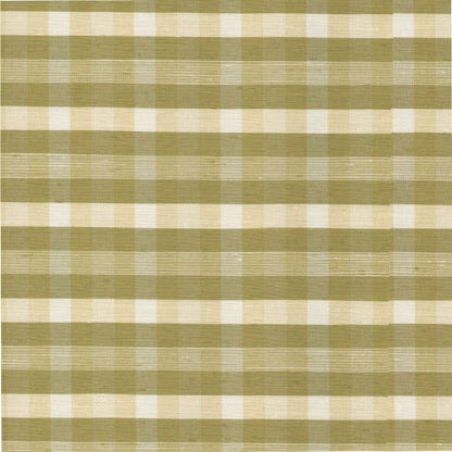 Dorchester Gingham Olive Cushions Curtains Fabric