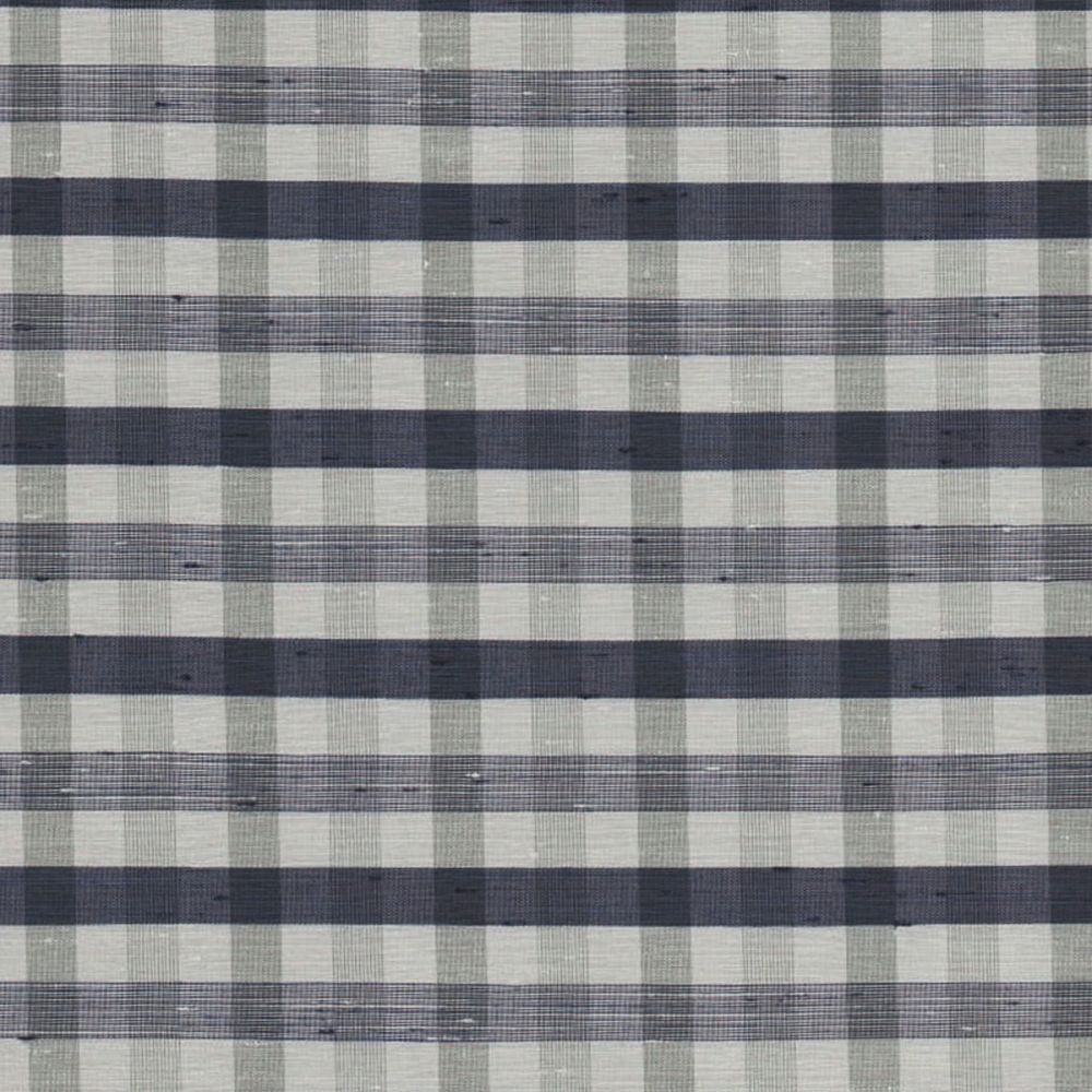 Dorchester Gingham Navy Curtain Fabric