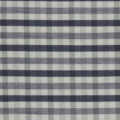 Dorchester Gingham Navy Curtain Fabric