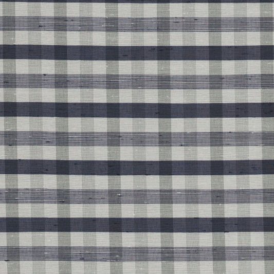 Dorchester Gingham Navy Curtain Fabric