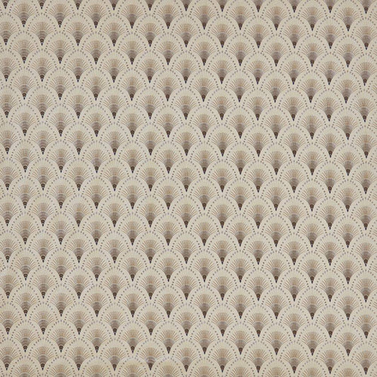 Art Deco Fabric Fan Taupe