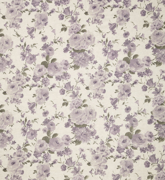 Emily Floral Mulberry curtain fabrics