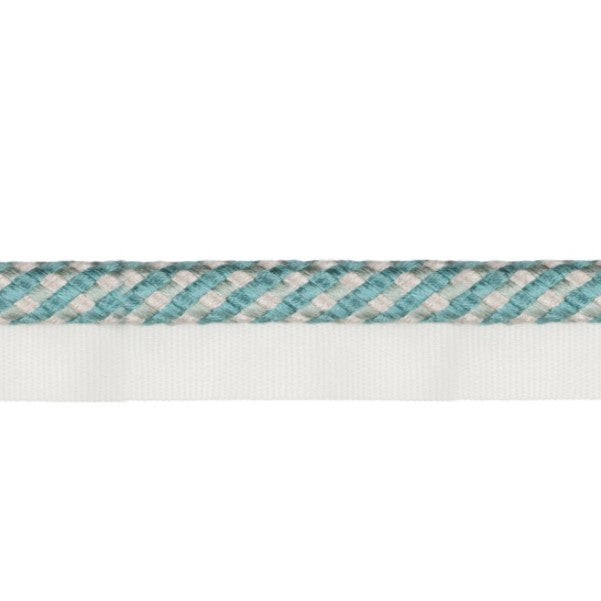 Encanto Flanged Cord Turquoise