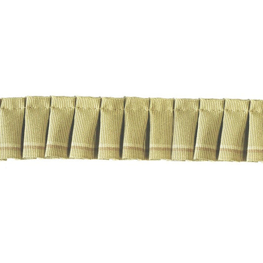 Encanto Pleated Ruche Trim Gold