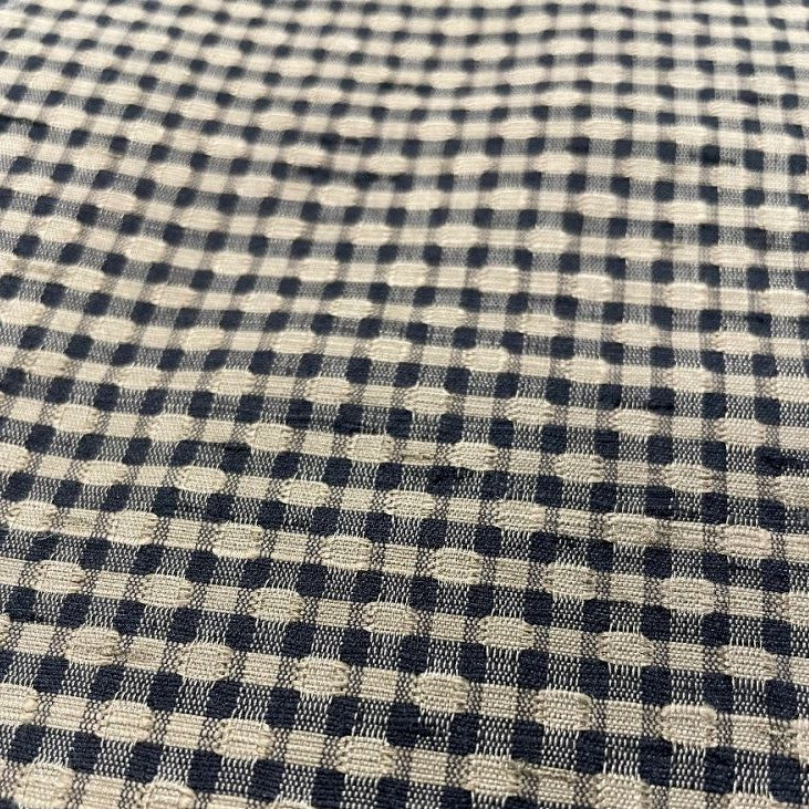 Eve Small Gingham Check Charcoal