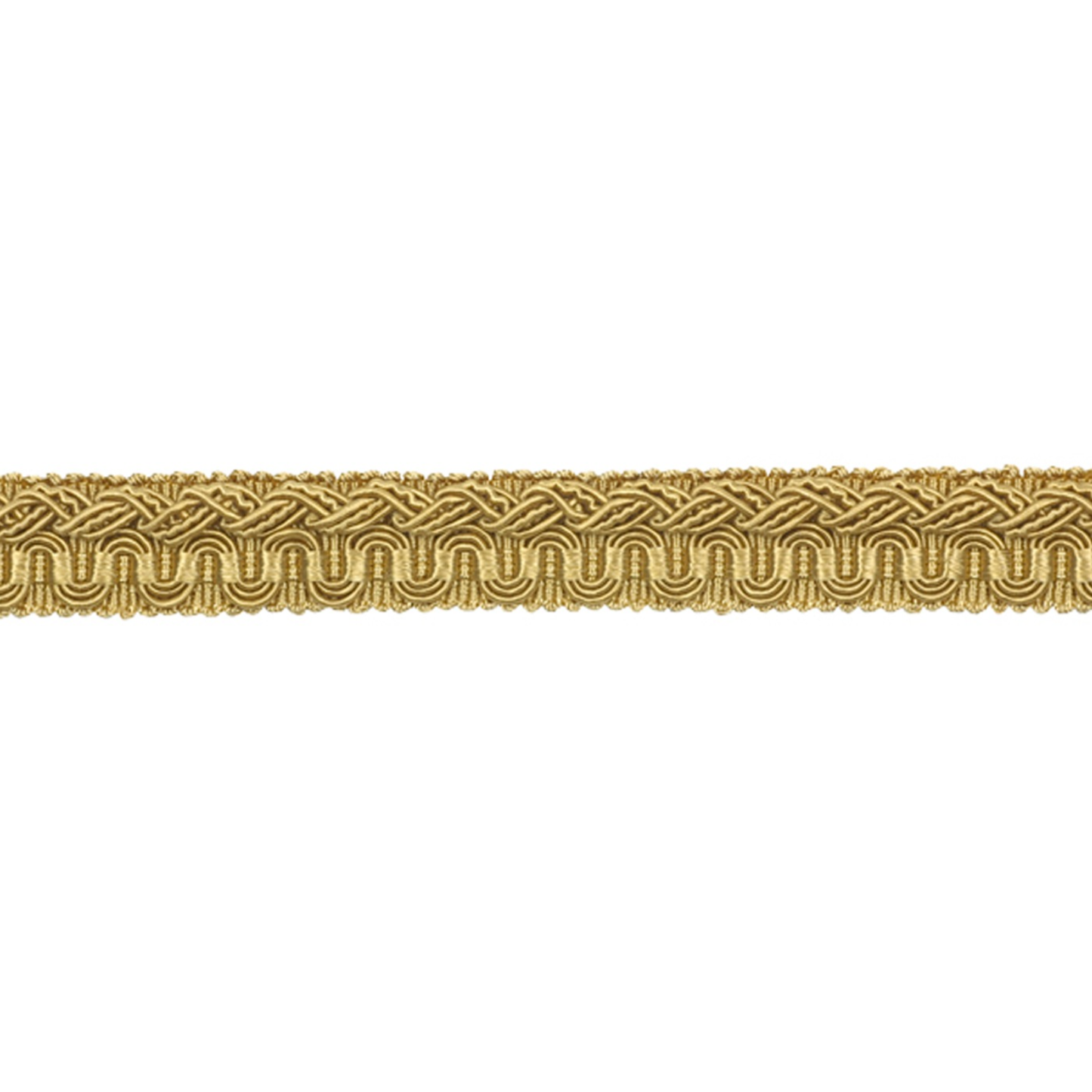 Gold decorative border on a white background