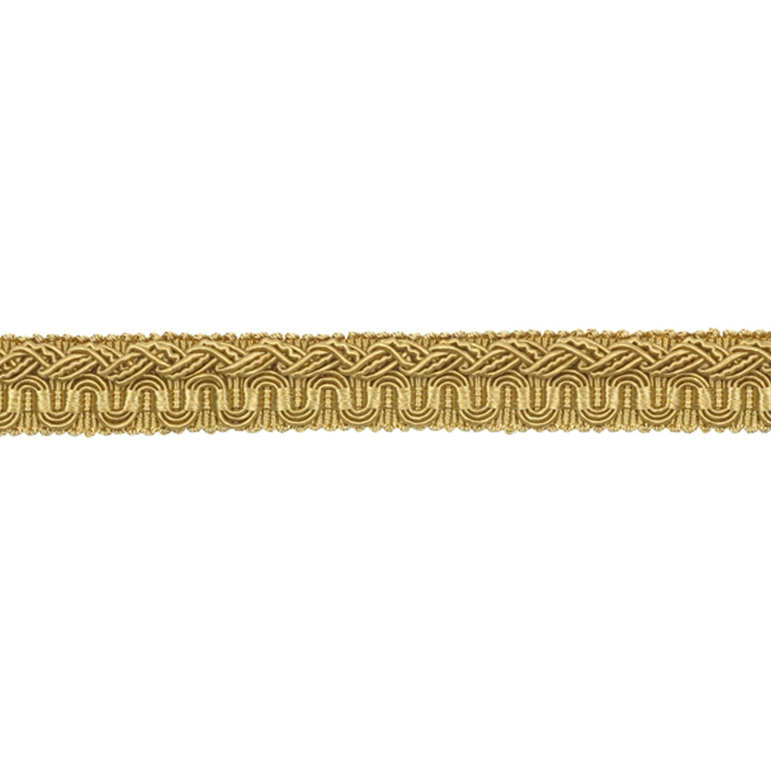 Gold decorative border on a white background
