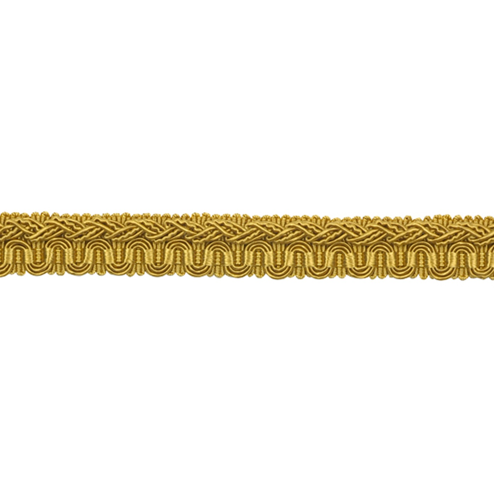 Gold decorative border on a white background