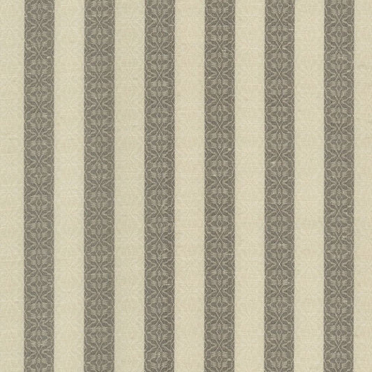 Azar Jacquard Stripe Charcoal