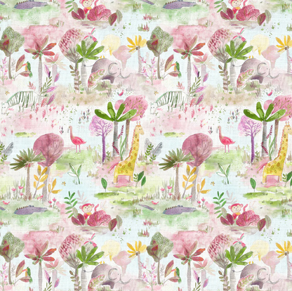 Junior Go Wild Dusk Drapery Accessories Kids Children's Fabric