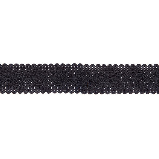 Grandeur Braid Trim Noir