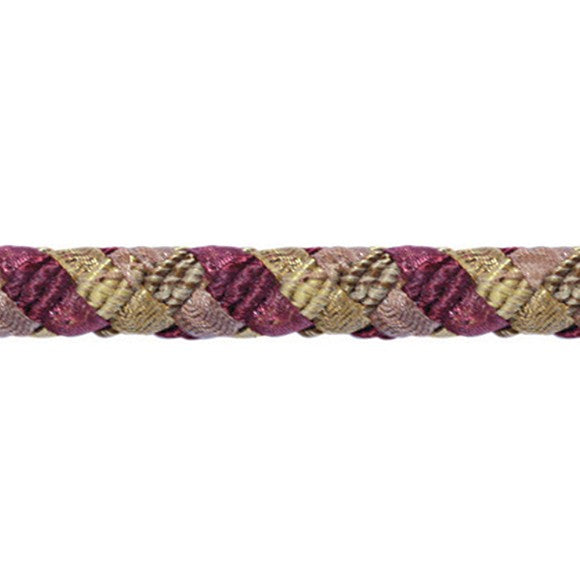 Grandeur Ribbon Plait Cord Trim Rossa