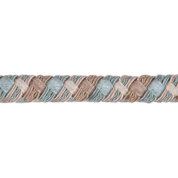 Grandeur Ribbon Plait Cord Trim Tiffany