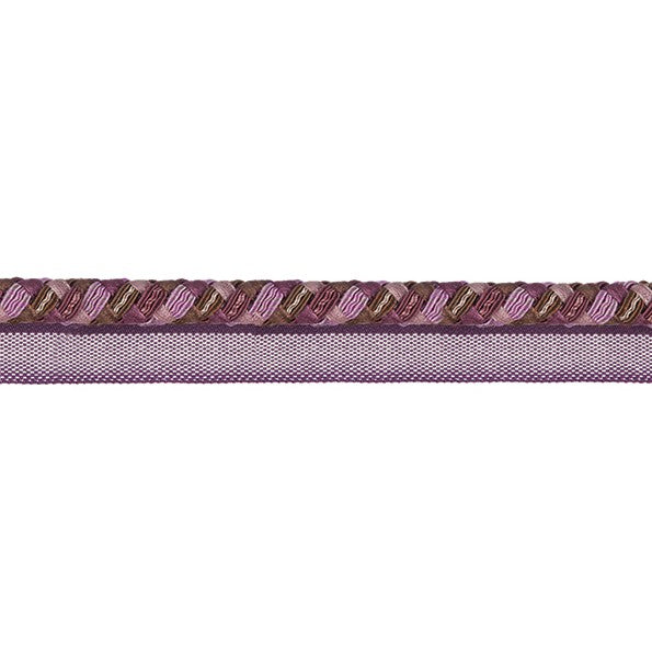 Grandeur Flanged Cord Trim Burgundy