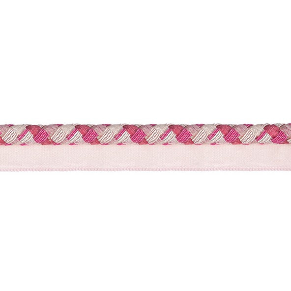 Grandeur Flanged Cord Trim Cerise