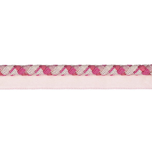 Grandeur Flanged Cord Trim Cerise