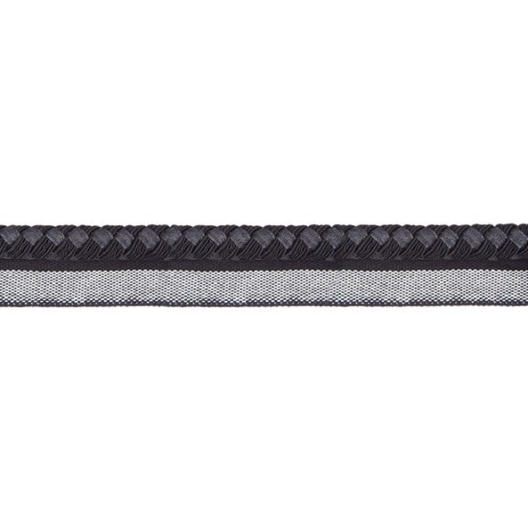 Grandeur Flanged Cord Trim Noir