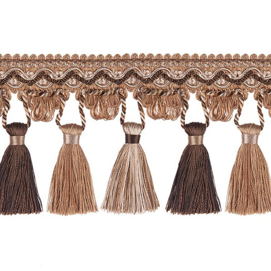 Grandeur Scalloped Tassel Fringe Bruna