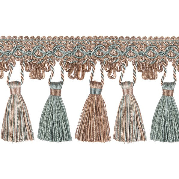 Grandeur Scalloped Tassel Fringe Tiffany