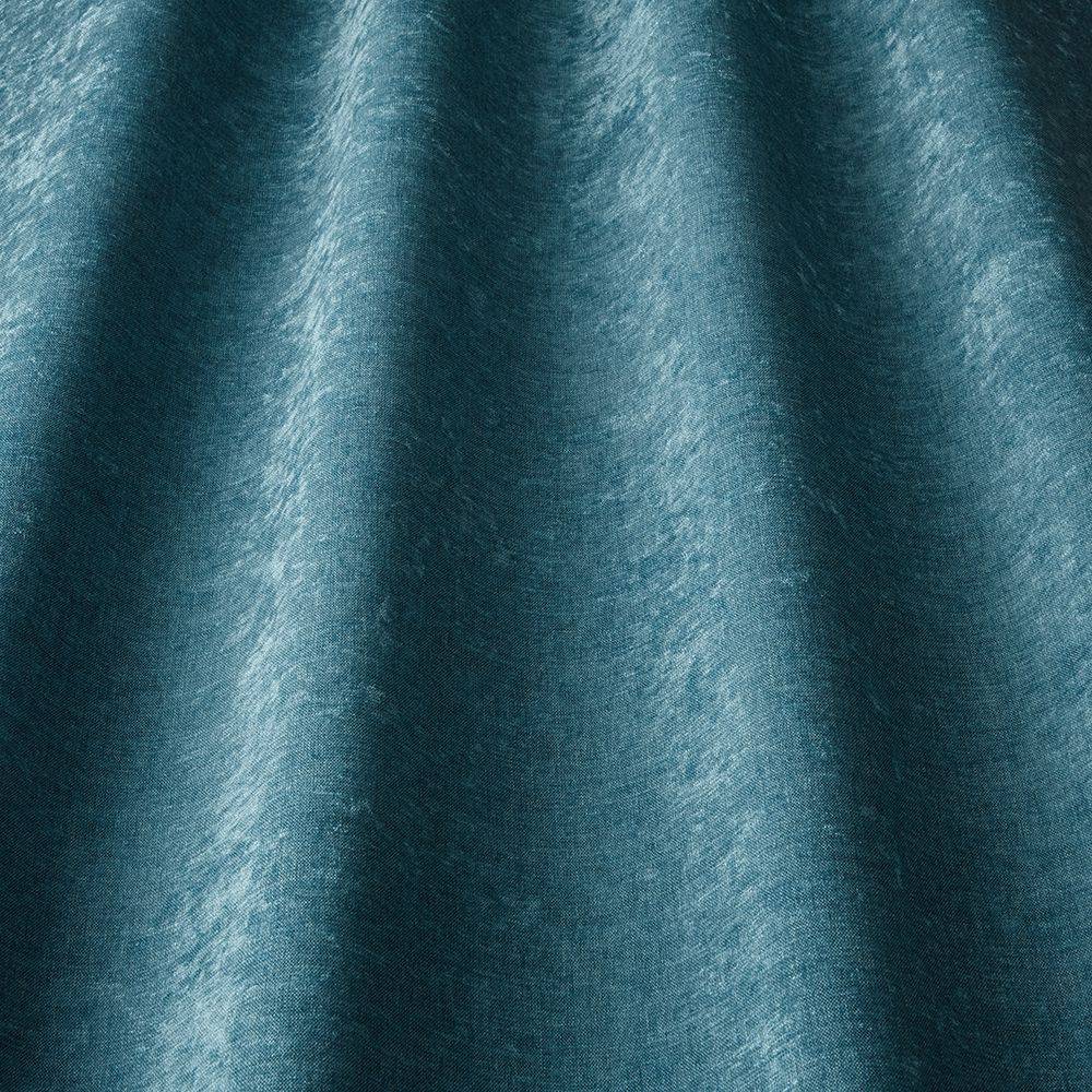 Grosvenor Contract Chenille Kingfisher fabric draped to show sheen and texture, perfect for stylish and stain-resistant upholstery projects.