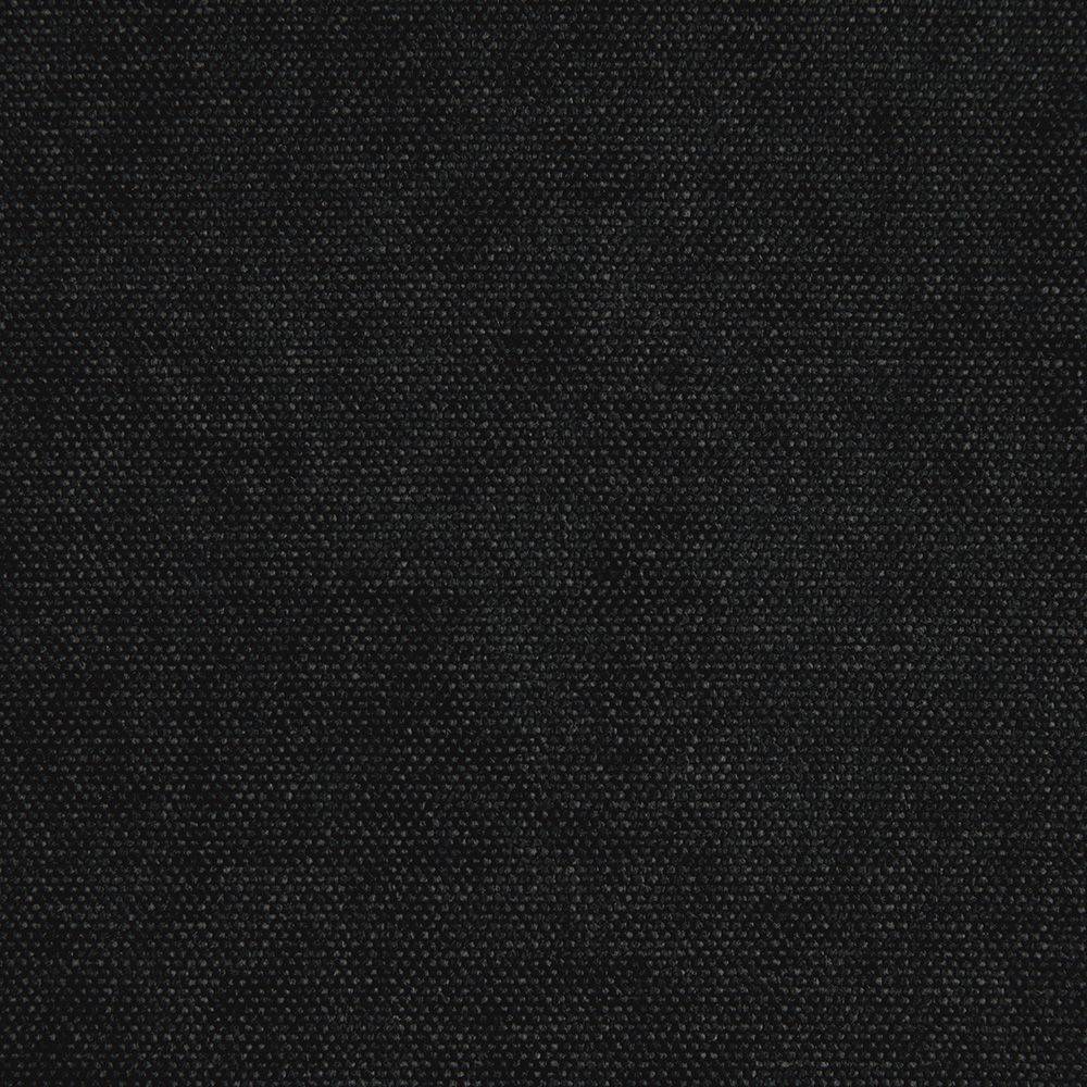 Grosvenor Contract Chenille Noir fabric with a tightly woven texture, ideal for upholstery in high-traffic areas. Durable and stain-resistant material.