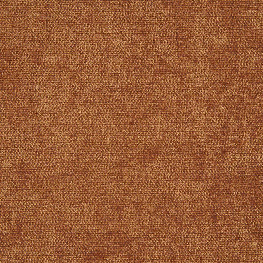 Grosvenor Contract Chenille Rust fabric showcases a rich rust tone with a soft chenille texture, ideal for durable upholstery in high-traffic areas.
