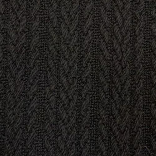 Hearth Wool Cable Knit Fabric Charcoal