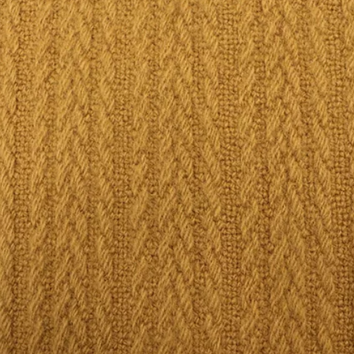 Hearth Wool Cable Knit Fabric Gold