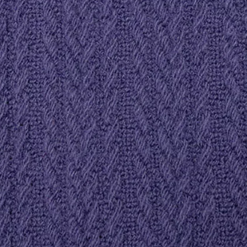 Hearth Wool Cable Knit Fabric Indigo