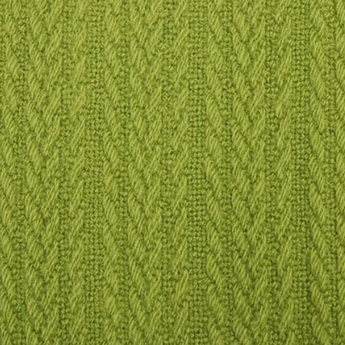 Hearth Wool Cable Knit Fabric Pistachio