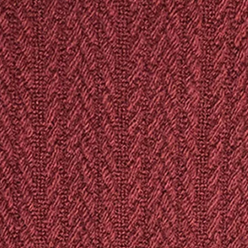Hearth Wool Cable Knit Fabric Redstone