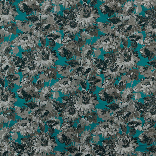 Helianthus Woven Jacquard Peacock