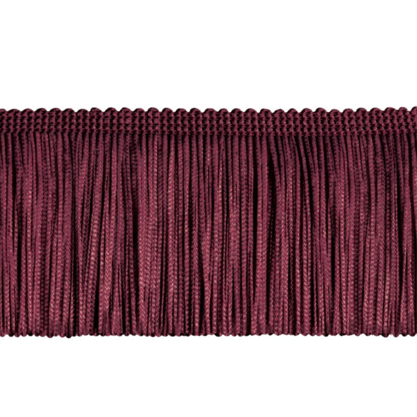 Hollywood 10cm Bullion Fringe Trim Garnet