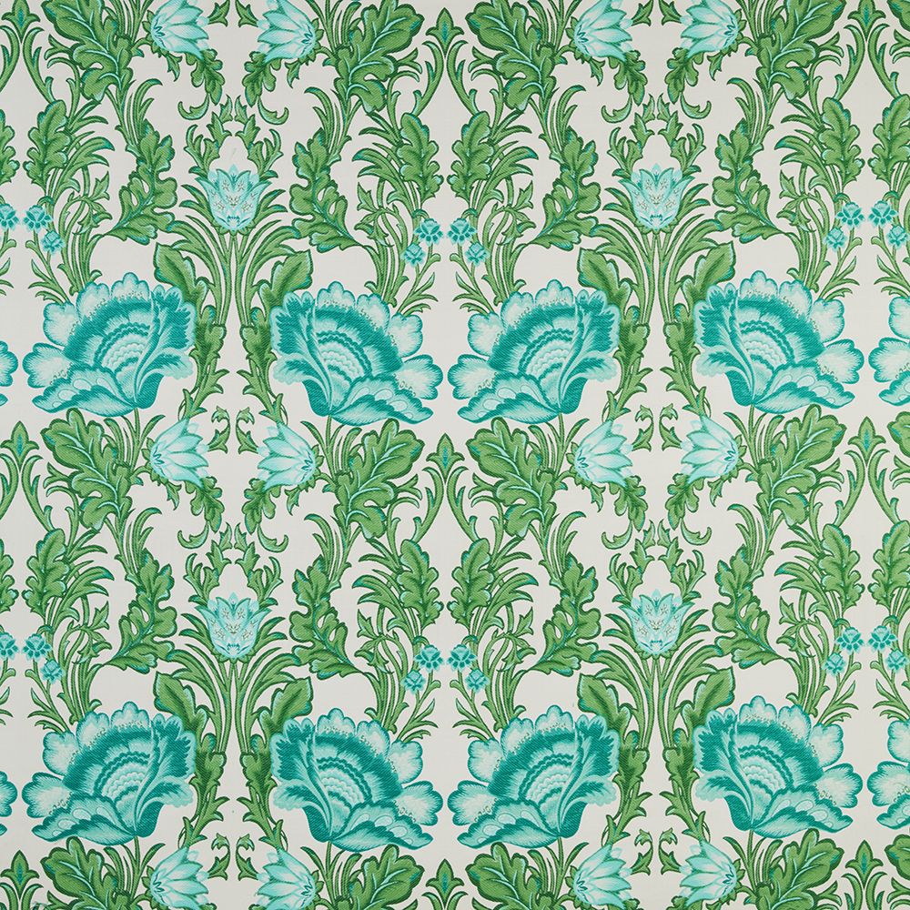 Lorienna Floral Woven Moss