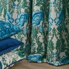 Lorienna Floral Woven Moss