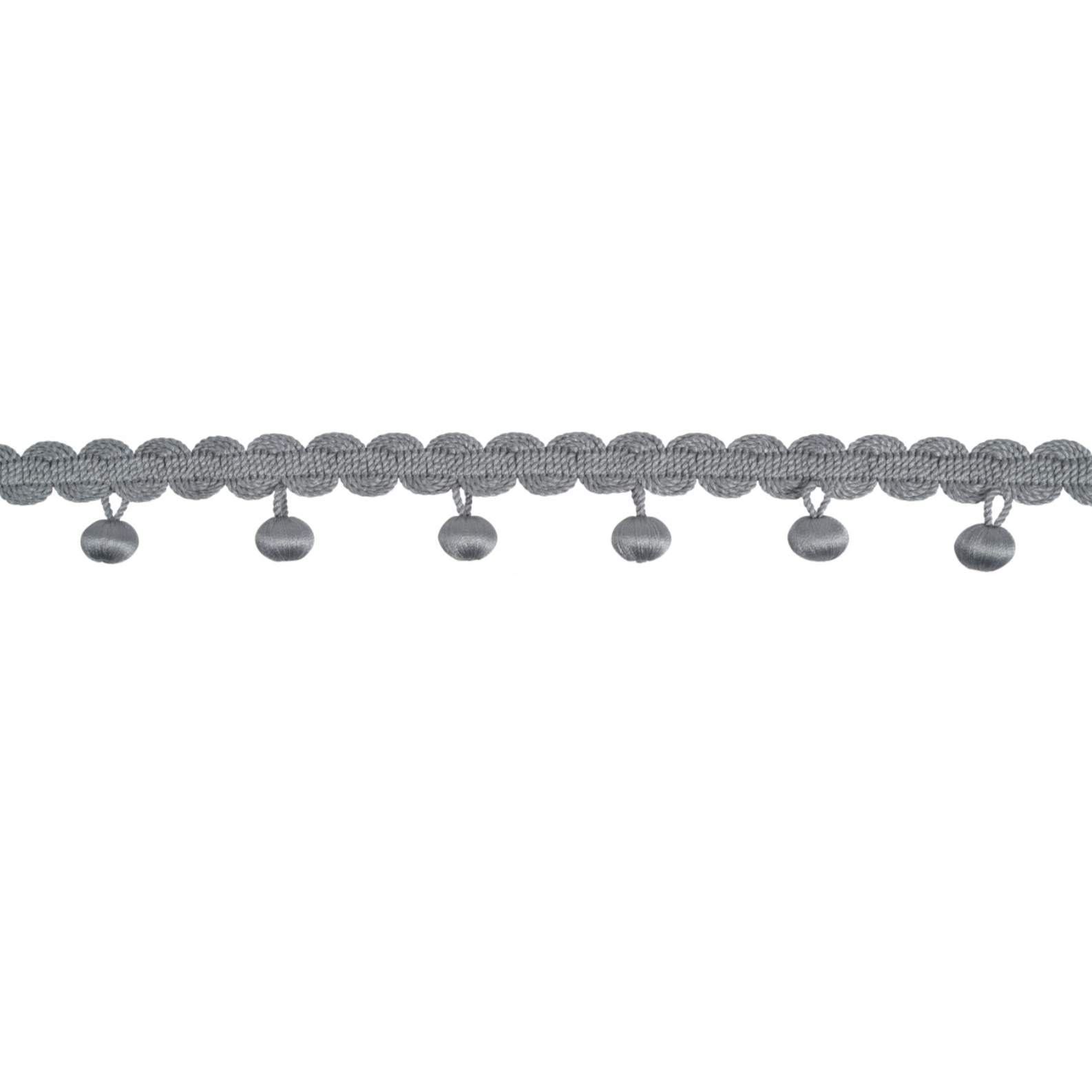 Lucent Beaded Fringe 25mm Trim Smoke