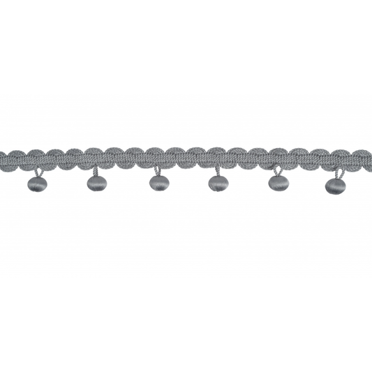 Lucent Beaded Fringe 25mm Trim Smoke